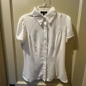 Smak Parlour Fitted Short Sleeve Button Up Shirt